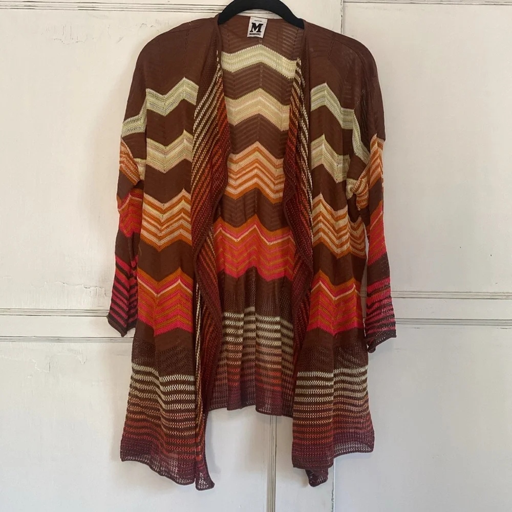 Missoni Boho Knit Cardigan Sweater IT 40